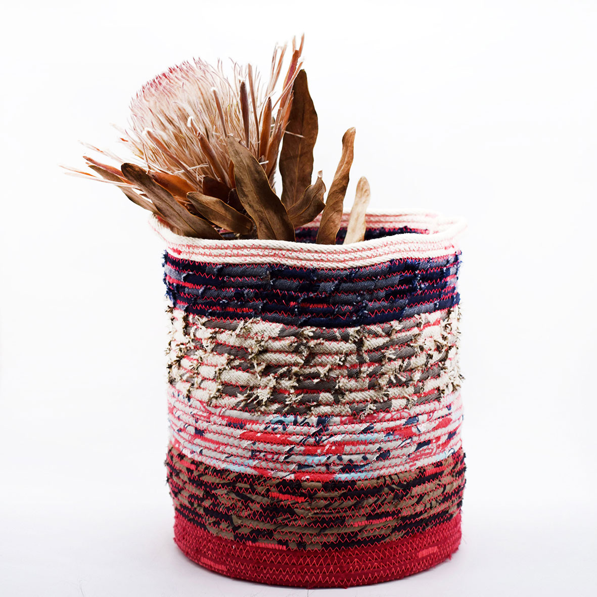 Large Basket in Pink