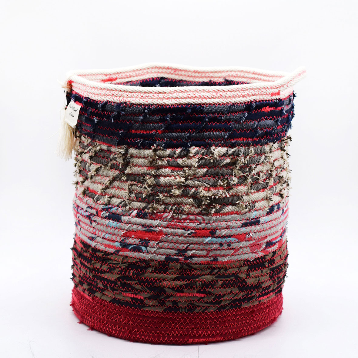 Large Basket in Pink - Image 2