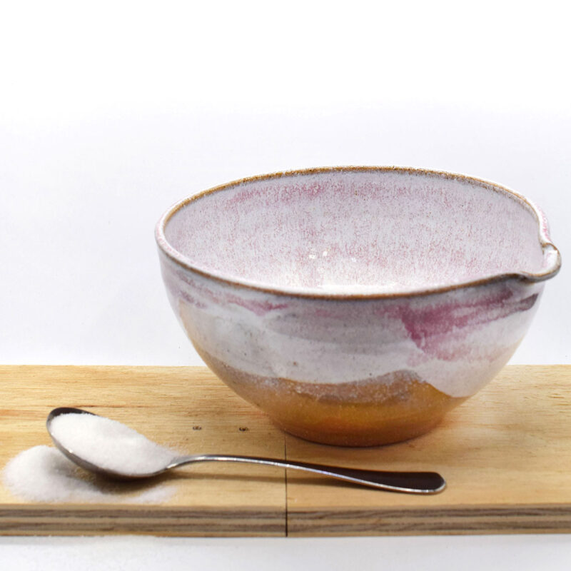 Ceramic Mixing Bowl in Pink