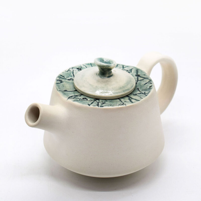 Teapot in Cushion Bush Imprint