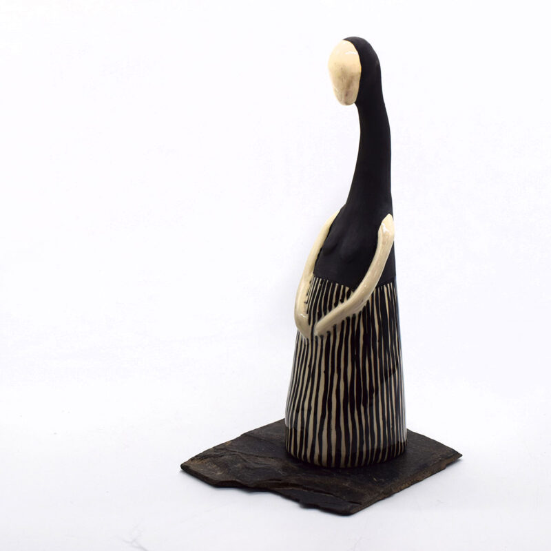 Ceramic Figure in Matte Torso